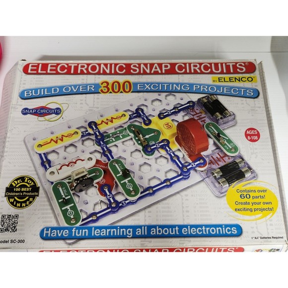 Electronic Snap Circuits Set SC-300 With Manuals by Elenco  tested - Picture 11 of 15